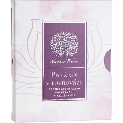 Nobilis Tilia sada aroma olejů Pro život v rovnováze 3 x 10 ml