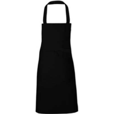 Link Kitchen Wear Bavlněná zástěra X1012 Black 80x70cm