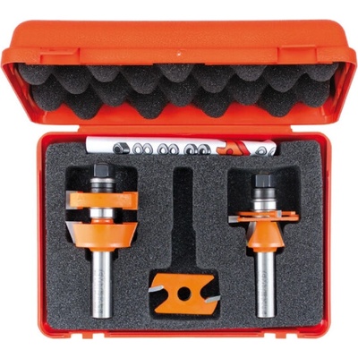 CMT Orange Tools CMT Sada fréz na dveře s rovnou výplní 3ks, S=12 HW