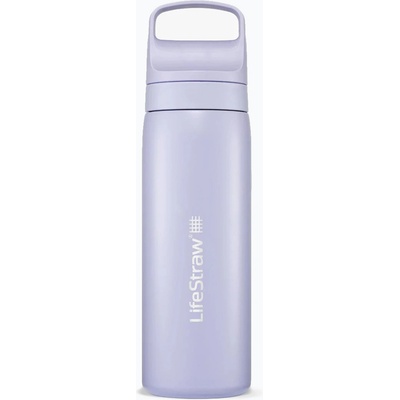 LifeStraw Go 2.0 Стоманена бутилка за пътуване с филтър 500 ml provence purple