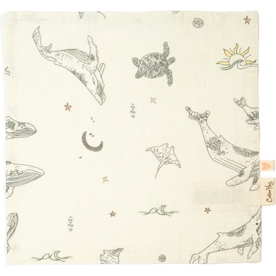 Cotton Hug Детска кърпичка Cotton Hug - Океан, 30 х 30 cm (CH093)