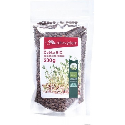 Zdravý den Čočka semena na klíčení BIO 200 g