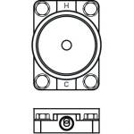 Ideal Standard скрит комплект за подови смесители за вана (A6133NU)