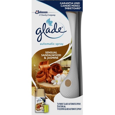 Glade АРОМАТИЗАТОР glade УСТРОЙСТВО И ПЪЛНИТЕЛ 269мл САНД. ДЪРВО (1001001164)