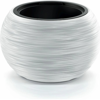 PROSPERPLAST Kvetináč s vkladem FURU BOWL biely 43,5cm