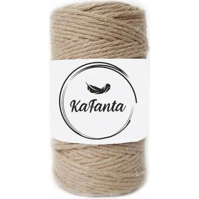 Macrame priadza KaFanta 2mm/60m - béžová