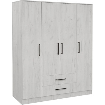 Matis Гардероб iva 4k2f снежен дъб