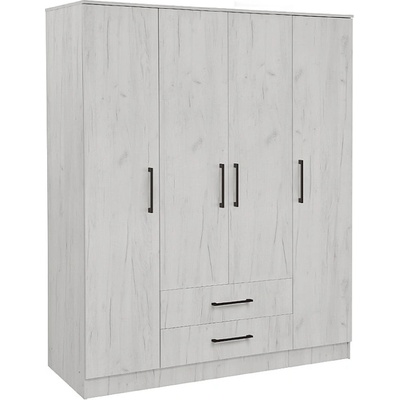 Matis Гардероб iva 4k2f снежен дъб