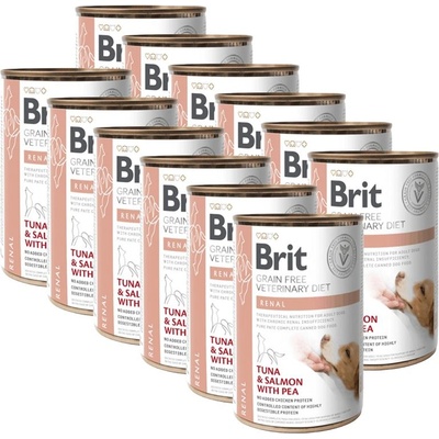 Brit Брит Ветеринарни Диети GF куче Ренал 12 x 400 г