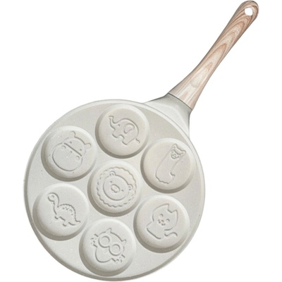 GastroKitchen Indukčná panvica na lievance 26 cm zvieratká 6,5 cm