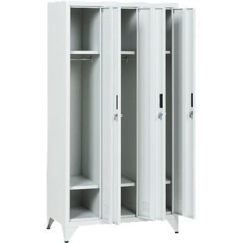 Carmen Метален шкаф Carmen CR-1295 K - сив (3580074)