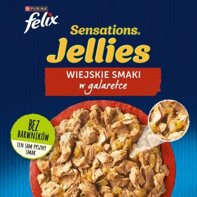 PUI Felix Sensations venkovské příchutě v želé Box 24x 85 g