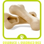 OSSOBELLO Бели дентални кокали 8 см XS за висока устна хигиена - 1 брой 150Buco