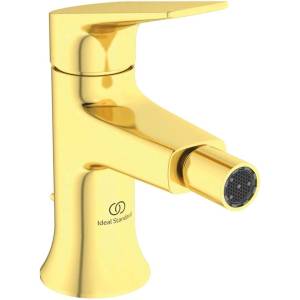 Ideal Standard La Dolce Vita - Смесител за биде с излив, матирано злато BD664A2 (BD664A2)