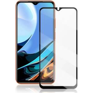  Удароустойчив стъклен протектор за екран марка Enkay за Xiaomi Redmi 9T - с черна рамка