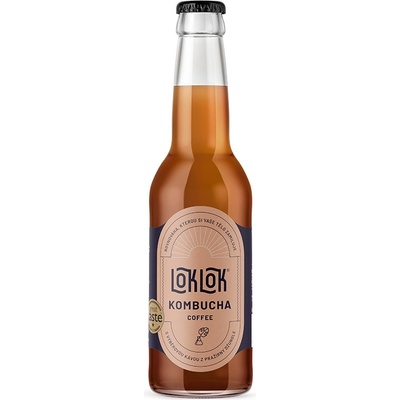 Loklok kombucha Káva 12 x 330 ml