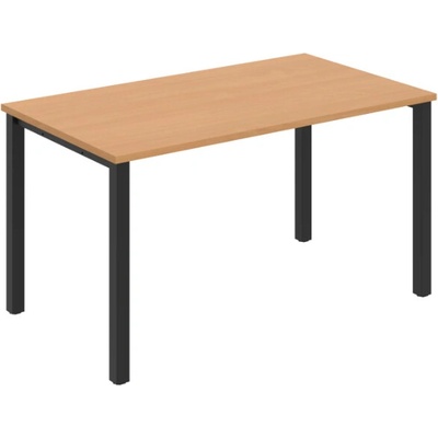 Hobis Jednací stůl UJ 1400 rovný 140 cm buk / černá