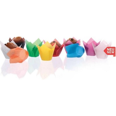 Schneider Fialové papierové košíčky na muffiny Tulipán 55 mm 200 ks