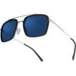 GUNNAR Слънчеви очила GUNNAR Baron Silver - Sunglasses (GUN-BAR-05011) - megamag