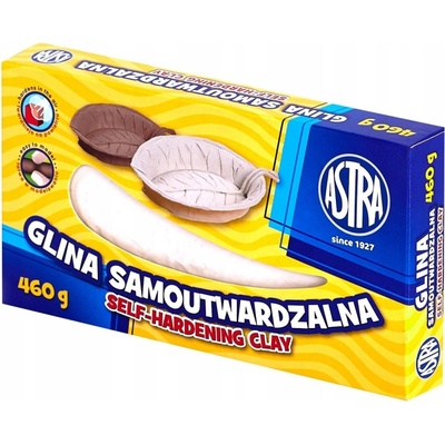Astra Samotvrdnúca hlina 460g Biela