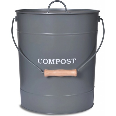 Garden Trading Vedierko na kompost Charcoal 10 l