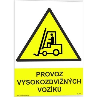 Traiva s.r.o Provoz vysokozdvižných vozíků Verze: Plast 148 x 210 mm (A5) tl. 2 mm - Kód: 08624