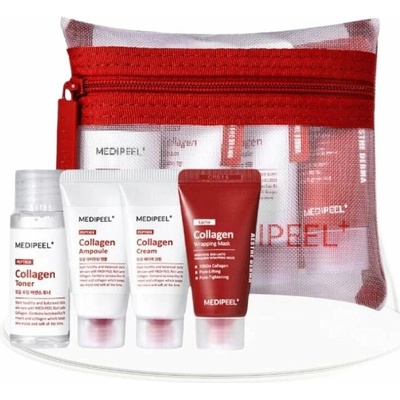Medi Peel Collagen pleťové tonikum 30 ml + pleťový krém 15 ml + ampuly 15 ml + zlupovacia maska 15 ml