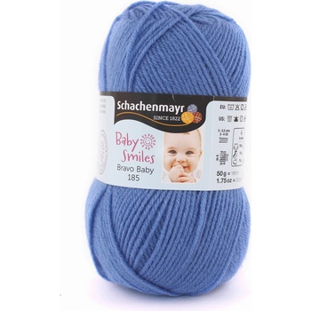 Schachenmayr Baby smiles - bravo baby 185 - dětská, akryl Baby smiles - bravo baby: 1053 Modrá