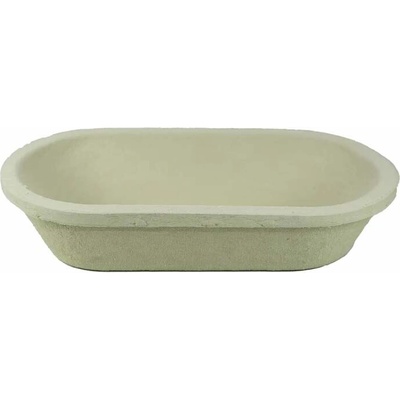 Ošatka z lisované celulózy oválná bez vzoru dlouhá 750g – Sleviste.cz