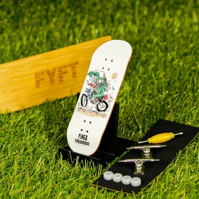 Finga Fingerboards Komplet začiatočník Design Biker chrom trucky
