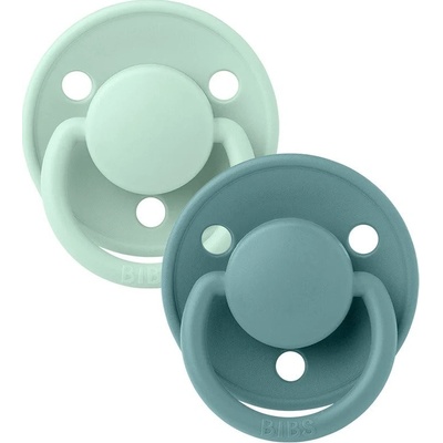 Bibs De Lux z přírodní kaučuk 2ks Nordic Mint/Island Sea