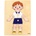 Viga Toys Дървен пъзел Viga - Частите на човешкото тяло, момче (44667)