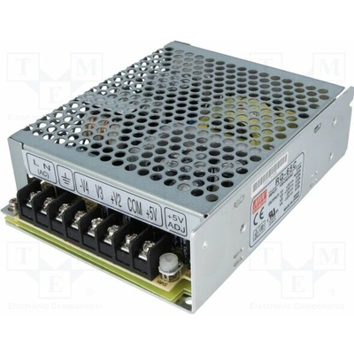 MEAN WELL RQ-65C Napájecí zdroj: spínaný; k vestavbě,modulový; 65W; 5VDC; OUT: 4