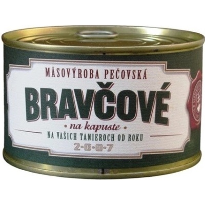 Mäsovýroba Pečovská Bravčové mäso na kapuste 400 g