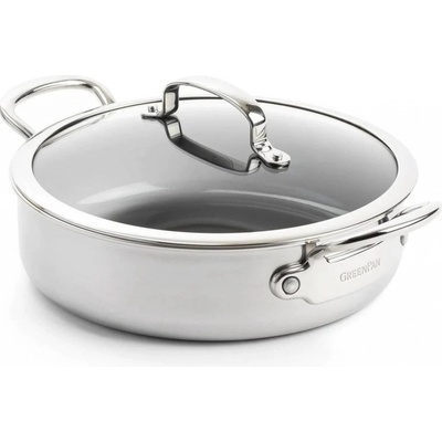 GreenPan Hrnec nízký s poklicí 26 cm