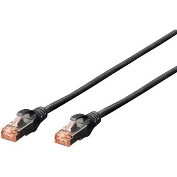 ASSMANN RJ45 Hálózat Csatlakozókábel CAT 6 S/FTP 7.00 m Fekete Halogénmentes, sodort érpár, Védővel, Lángálló Digitus (DK-1644-070/BL) (DK-1644-070/BL) (DK-1644-070/BL)