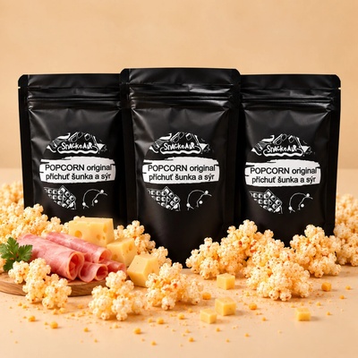 SnackAir Slaná příchuť Šunka Sýr 3 x 150 g