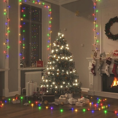 Shumee svetelná reťaz so 400 LED viacfarebná 40 m 8 svetelných efektov