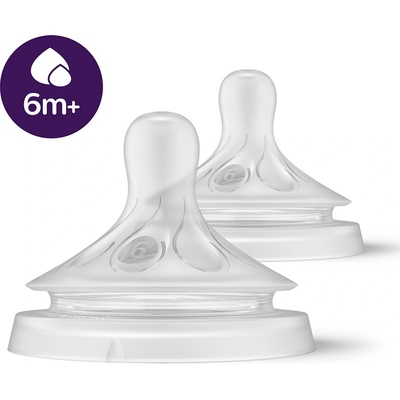 Philips биберон Natural Response 3.0 - гъсти храни, 6 м+
