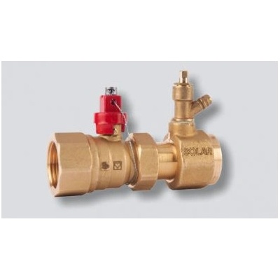 HERZ 3/4" servisní ventil pro expanzní nádoby, s vypouštěním