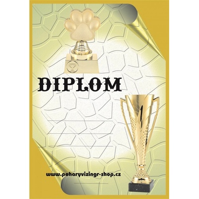 VIZINGR Kynologie diplom A4 č.62