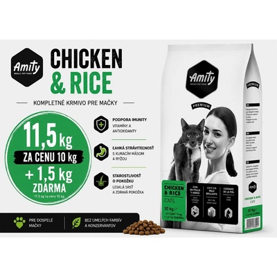 AMITY premium cat CHICKEN rice 10 kg