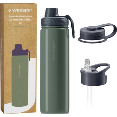 Wessper B3 THERMOSTEEL 700 ml Luminous olive