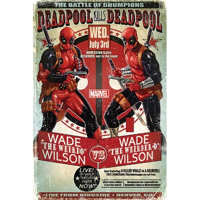 Plakát Deadpool - Wade vs. Wade 61 x 91 cm