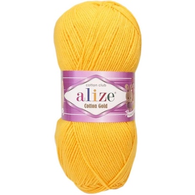 Alize Cotton Gold 216 medově žlutá
