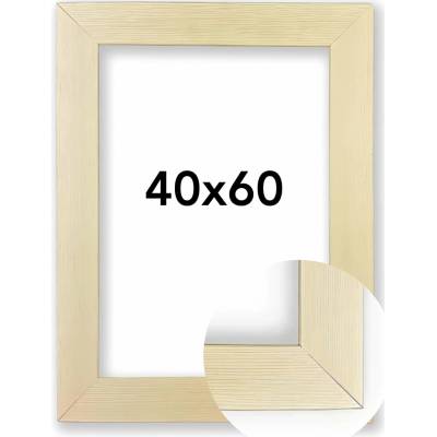 Fotorámeček Lenna Rozměr: 40 x 60 cm, Barva: Bílá, Typ zasklení: Plexi