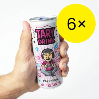 Tary Drink Voda Třešeň Sada 6 × 250ml