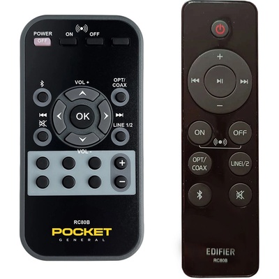 GENERAL Edifier rc80b - дистанционно управление дубликат (rc80b)
