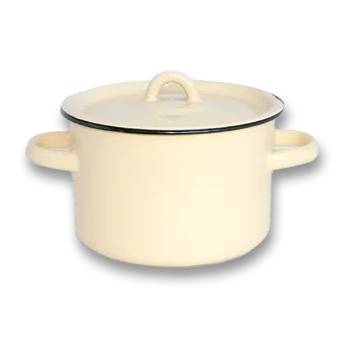 Сталь Эмаль Р-Тенджера 7lt. Ø25см. БЕЗ ДЕКОР (2c18) (012999)