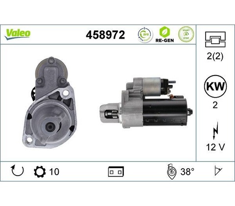 Startér VALEO 458972